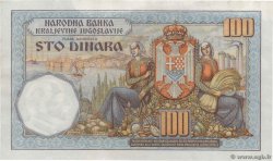 100 Dinara YUGOSLAVIA  1934 P.031 SC+