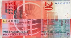 20 Franken SUISSE  1994 P.68a TTB