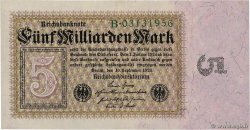5 Milliards Mark ALLEMAGNE  1923 P.115a