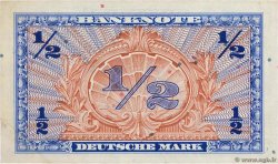 1/2 Deutsche Mark GERMAN FEDERAL REPUBLIC  1948 P.01a MBC