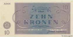 10 Kronen ISRAËL Terezin / Theresienstadt 1943 WW II.704