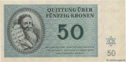 50 Kronen ISRAËL Terezin / Theresienstadt 1943 WW II.706 pr.SPL