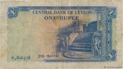 1 Rupee CEYLON  1951 P.047 F