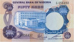 50 Kobo NIGERIA  1973 P.14f ST