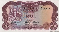 20 Shillings UGANDA  1966 P.03a
