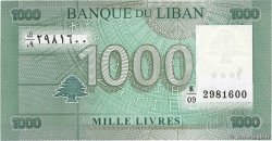 1000 Livres LIBANO  2012 P.090b FDC