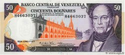 50 Bolivares VENEZUELA  1977 P.054d FDC