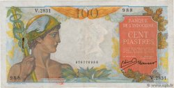 100 Piastres INDOCINA FRANCESE  1947 P.082b