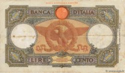 100 Lire ITALY  1938 P.055b F+