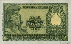 50 Lire ITALY  1951 P.091a VF