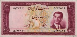 100 Rials IRAN  1951 P.057 XF