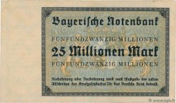 25 Millions Mark GERMANY Munich 1923 PS.0933 VF+