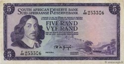 5 Rand SUDAFRICA  1967 P.111b MB