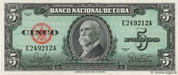 5 Pesos CUBA  1960 P.092a UNC