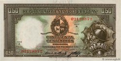 50 Centesimos URUGUAY  1935 P.027a VF+