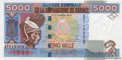 5000 Francs Guinéens GUINEA  1998 P.38 FDC
