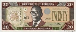 20 Dollars LIBERIA  2011 P.28f ST
