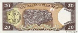 20 Dollars LIBERIA  2011 P.28f FDC