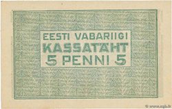 5 Penni ESTONIE  1919 P.39a NEUF