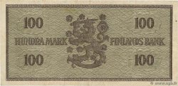 100 Markkaa FINLAND  1955 P.091a VF