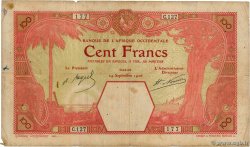100 Francs DAKAR FRENCH WEST AFRICA Dakar 1926 P.11Bb RC+