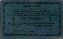 5 Rupien Deutsch Ostafrikanische Bank  1916 P.36a SS