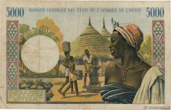 5000 Francs STATI AMERICANI AFRICANI  1975 P.104Ah MB