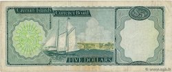 5 Dollars CAYMANS ISLANDS  1972 P.02a F