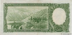 50 Pesos ARGENTINE  1942 P.266a TTB