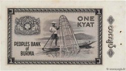1 Kyat BURMA (SEE MYANMAR)  1965 P.52 AU