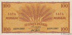 100 Markkaa FINLAND  1957 P.097a XF+