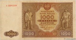 1000 Zlotych POLONIA  1946 P.122 BB