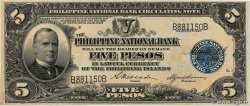5 Pesos FILIPPINE  1921 P.053 q.FDC