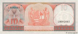10 Gulden SURINAM  1963 P.121b ST