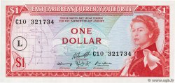 1 Dollar CARAÏBES  1965 P.13l