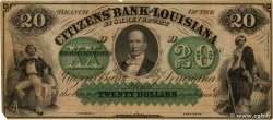 20 Dollars Non émis UNITED STATES OF AMERICA Shreveport 1850 