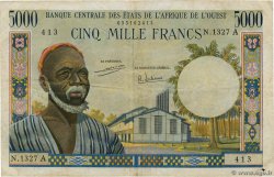 5000 Francs STATI AMERICANI AFRICANI  1966 P.104Af MB