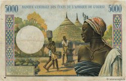 5000 Francs ESTADOS DEL OESTE AFRICANO  1966 P.104Af BC
