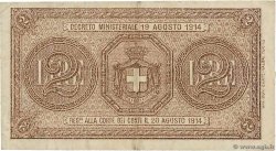 2 Lire ITALY  1914 P.037b VF