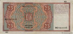 25 Gulden NIEDERLANDE  1941 P.050 SS