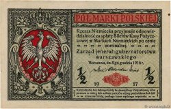 1/2 Marki POLAND  1917 P.001