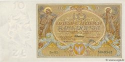 10 Zlotych POLONIA  1929 P.069 q.AU