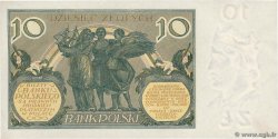 10 Zlotych POLAND  1929 P.069 AU-