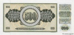 500 Dinara YOUGOSLAVIE  1981 P.091b NEUF