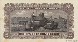 25 Lei ROMANIA  1952 P.089b BB