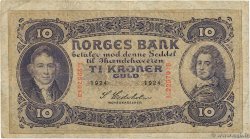 10 Kroner NORWAY  1924 P.08b F
