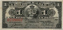 1 Peso CUBA  1896 P.047a