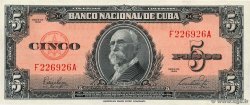 5 Pesos CUBA  1949 P.078a