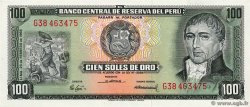 100 Soles de Oro PERú  1968 P.095a FDC