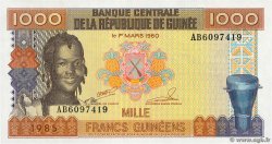 1000 Francs Guinéens GUINÉE  1985 P.32a NEUF